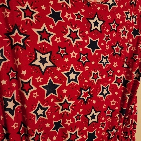 Allison Brittney Stars Dress Drawstring Pockets Size S NWT - Picture 4 of 11